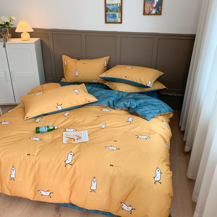 91家纺网 家纺一手货源 找家纺 （总）时年 2020新款40支全棉莫兰迪系列四件套