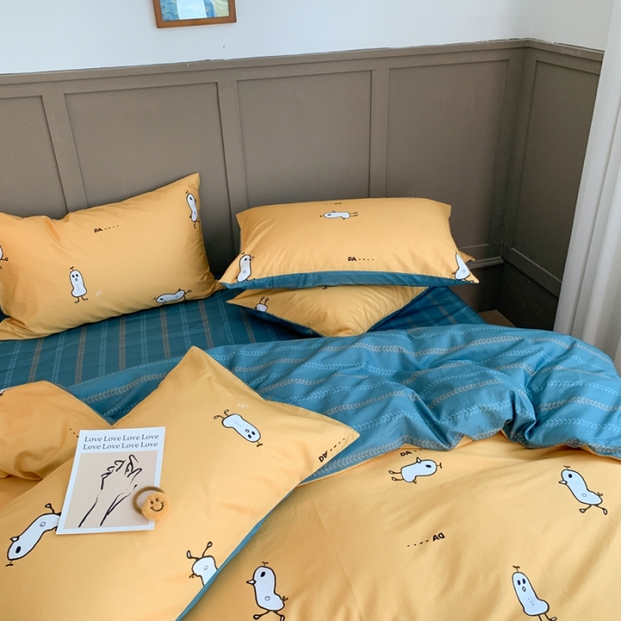 91家纺网 家纺一手货源 找家纺 （总）时年 2020新款40支全棉莫兰迪系列四件套