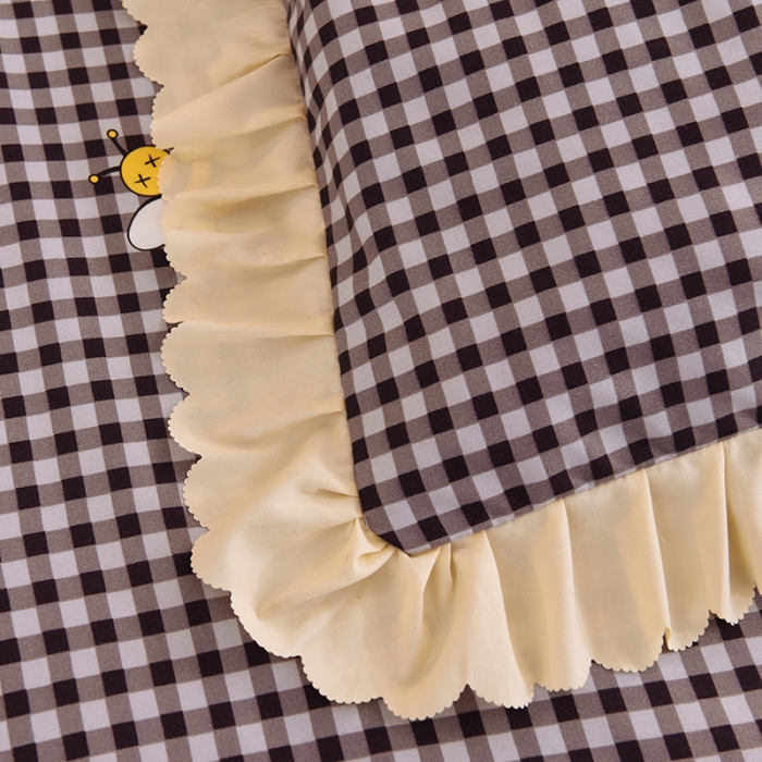 91家纺网 家纺一手货源 找家纺 （总）梦之岛 2020新款韩版磨毛蕾丝四件套