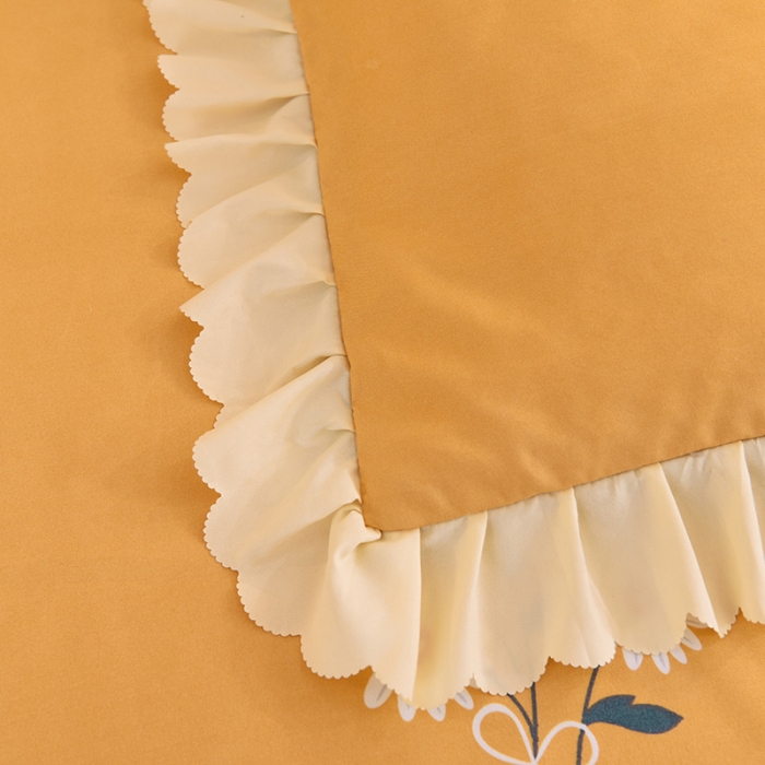 91家纺网 家纺一手货源 找家纺 梦之岛 2020新款韩版磨毛蕾丝四件套 美好时光