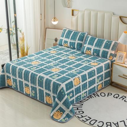 91家纺网 家纺一手货源 找家纺 青竹苑 2020新款超柔生态澳棉多用床盖 田趣