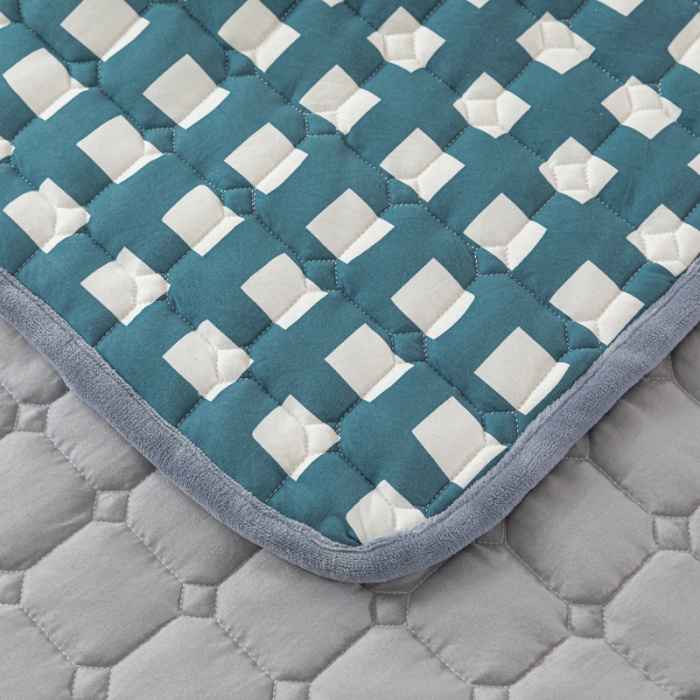 91家纺网 家纺一手货源 找家纺 青竹苑 2020新款超柔生态澳棉多用床盖 ok鸭