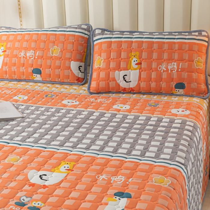 91家纺网 家纺一手货源 找家纺 青竹苑 2020新款超柔生态澳棉多用床盖 ok鸭