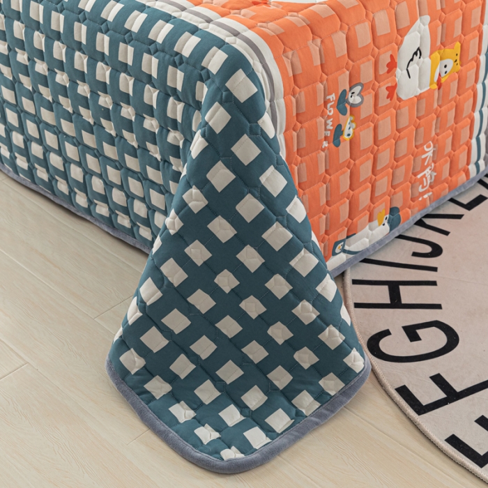 91家纺网 家纺一手货源 找家纺 青竹苑 2020新款超柔生态澳棉多用床盖 ok鸭