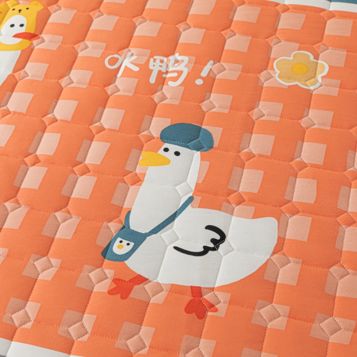 91家纺网 家纺一手货源 找家纺 青竹苑 2020新款超柔生态澳棉多用床盖 ok鸭