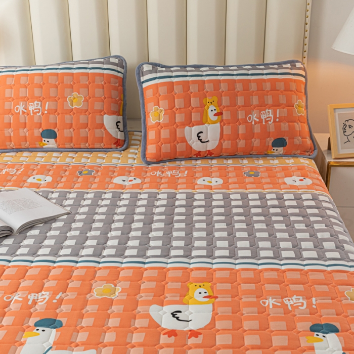 91家纺网 家纺一手货源 找家纺 青竹苑 2020新款超柔生态澳棉多用床盖 ok鸭