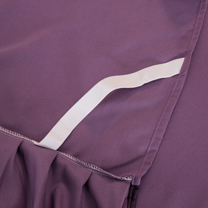 91家纺网 家纺一手货源 找家纺 金米诺 2020加厚韩版花边水洗棉磨毛四件套 丁香紫