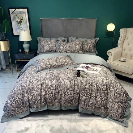 91家纺网 家纺一手货源 找家纺 （总）太古汇 2020新款60支数码印花小边款四件套