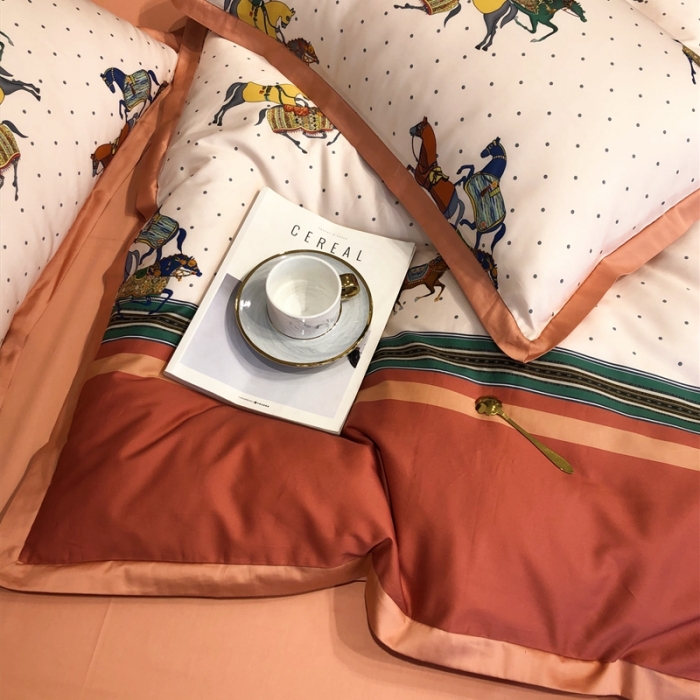 91家纺网 家纺一手货源 找家纺 太古汇 2020新款60支数码印花小边款四件套安德鲁