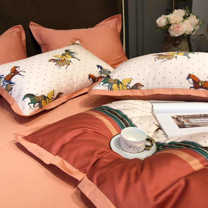 91家纺网 家纺一手货源 找家纺 太古汇 2020新款60支数码印花小边款四件套安德鲁