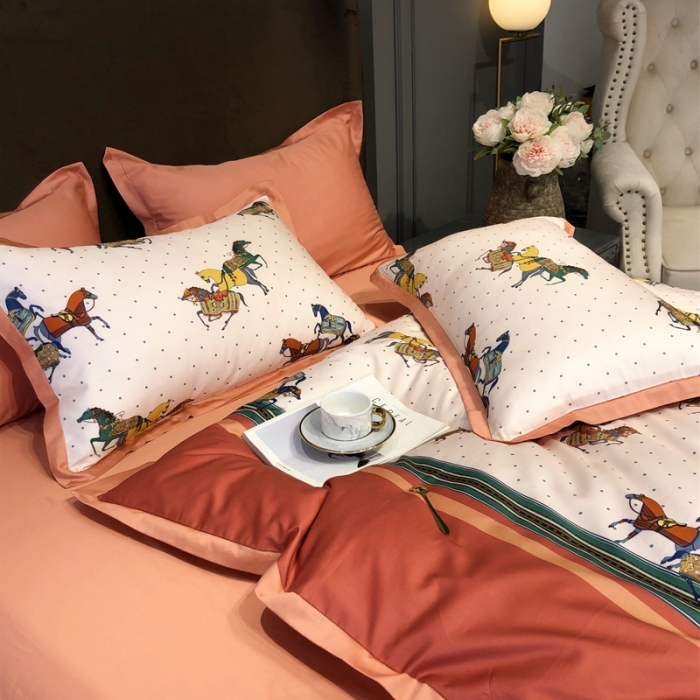 91家纺网 家纺一手货源 找家纺 太古汇 2020新款60支数码印花小边款四件套安德鲁