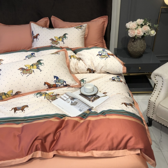 91家纺网 家纺一手货源 找家纺 太古汇 2020新款60支数码印花小边款四件套安德鲁