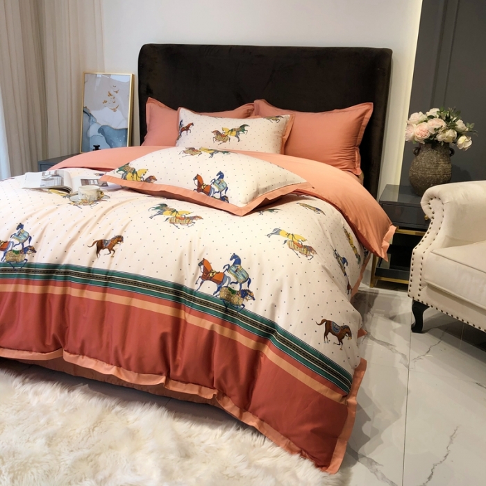 91家纺网 家纺一手货源 找家纺 太古汇 2020新款60支数码印花小边款四件套安德鲁