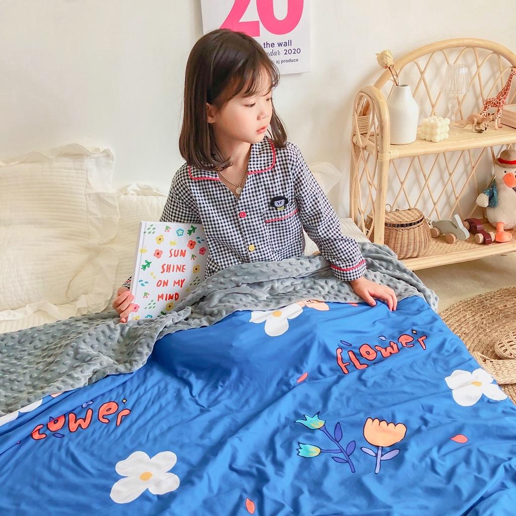 91家纺网 家纺一手货源 找家纺 星期八 2020新款A类针织棉豆豆毯 乖乖熊