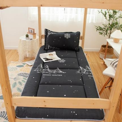 91家纺网 家纺一手货源 找家纺 佑泽 秋冬爆款上下铺学生床垫 夕雪