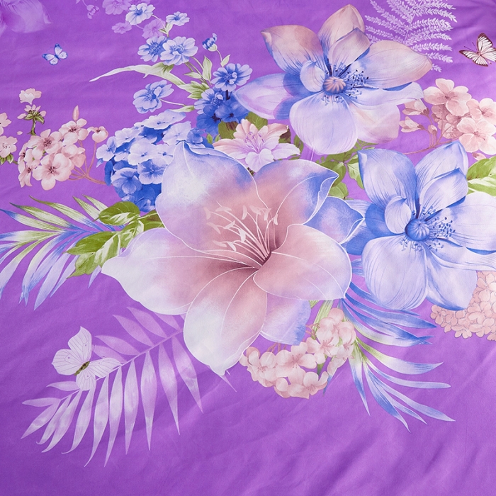 91家纺网 家纺一手货源 找家纺 梦柏 2020秋冬新品大版四件套 朵韵