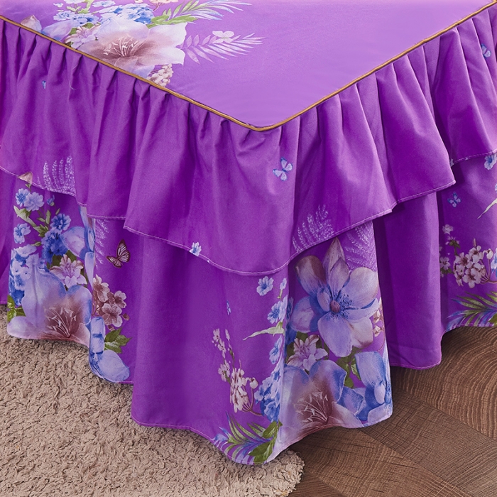 91家纺网 家纺一手货源 找家纺 梦柏 2020秋冬新品大版四件套 朵韵