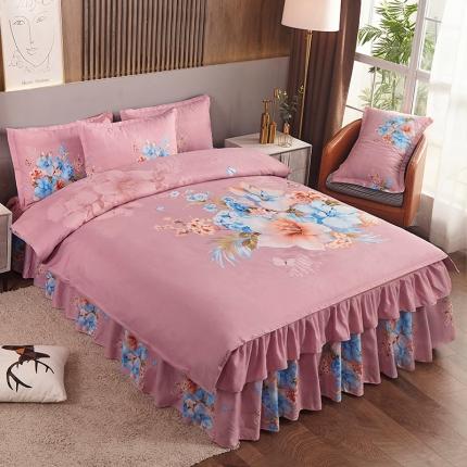 梦柏 2020秋冬新品大版四件套 花季