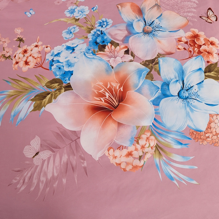 91家纺网 家纺一手货源 找家纺 梦柏 2020秋冬新品大版四件套 花季