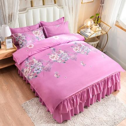 梦柏 2020秋冬新品大版四件套 陌上花开