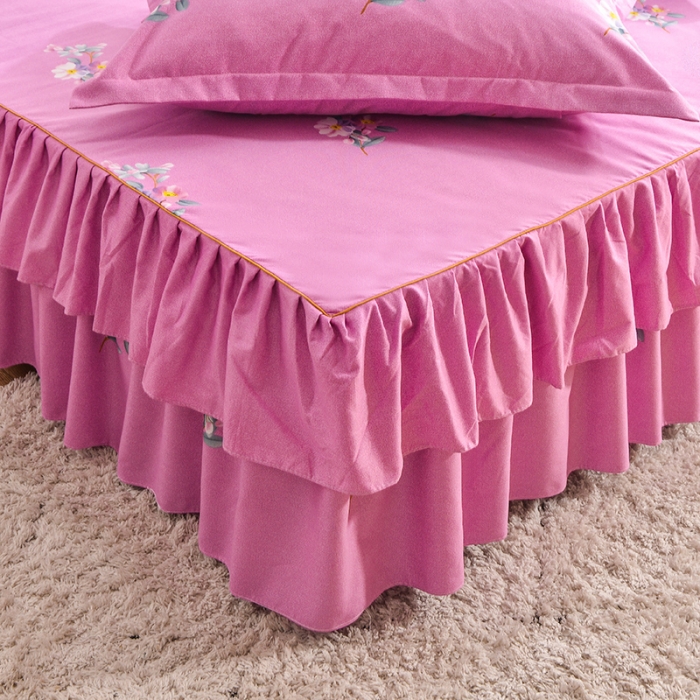 91家纺网 家纺一手货源 找家纺 梦柏 2020秋冬新品大版四件套 陌上花开