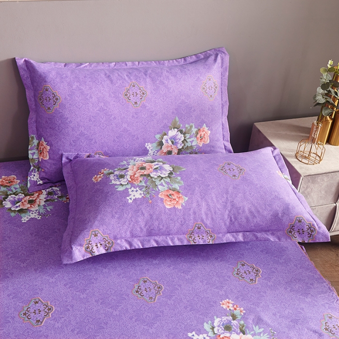 91家纺网 家纺一手货源 找家纺 梦柏 2020秋冬新品大版四件套 色彩斑斓