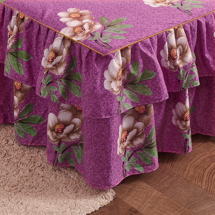 91家纺网 家纺一手货源 找家纺 梦柏 2020秋冬新品大版四件套 飘香