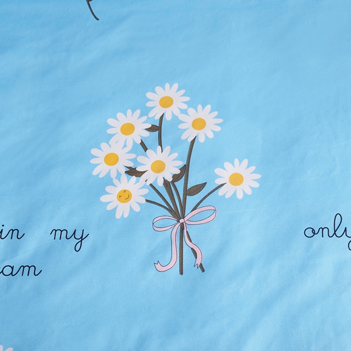 91家纺网 家纺一手货源 找家纺 梦柏 2020秋冬新品小版四件套 太阳花