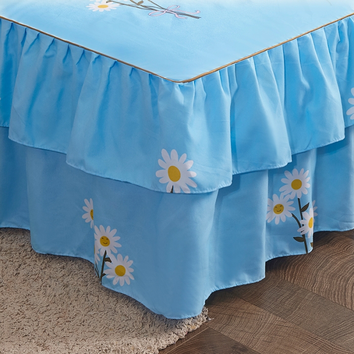 91家纺网 家纺一手货源 找家纺 梦柏 2020秋冬新品小版四件套 太阳花