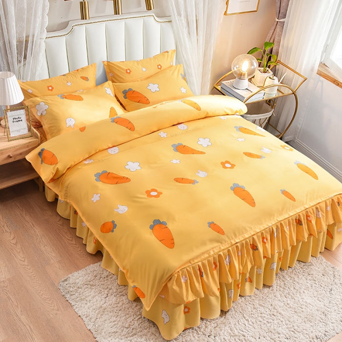 91家纺网 家纺一手货源 找家纺 梦柏 2020秋冬新品小版四件套 兔子小姐