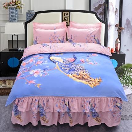 91家纺网 家纺一手货源 找家纺 （总）梦柏 2020新款加厚磨毛四件套大版