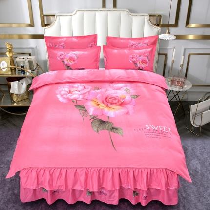 91家纺网 家纺一手货源 找家纺 （总）梦柏 2020新款加厚磨毛四件套大版