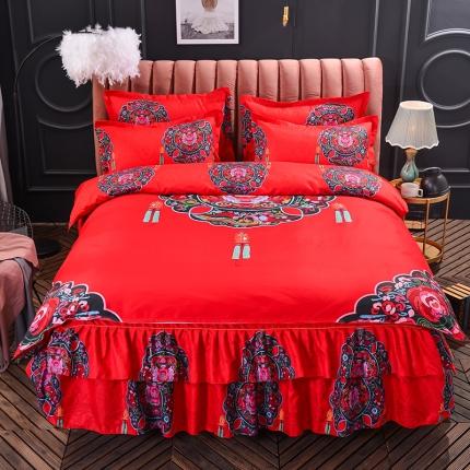 91家纺网 家纺一手货源 找家纺 （总）梦柏 2020新款加厚磨毛四件套大版