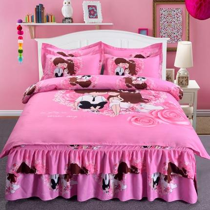 91家纺网 家纺一手货源 找家纺 （总）梦柏 2020新款加厚磨毛四件套大版