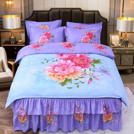 91家纺网 家纺一手货源 找家纺 （总）梦柏 2020新款加厚磨毛四件套大版