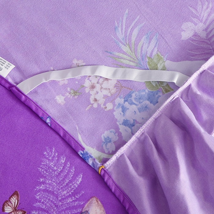 91家纺网 家纺一手货源 找家纺 梦柏 2020新款加厚磨毛四件套大版 朵韵