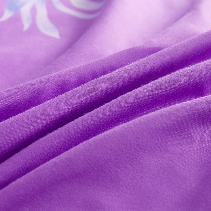 91家纺网 家纺一手货源 找家纺 梦柏 2020新款加厚磨毛四件套大版 朵韵