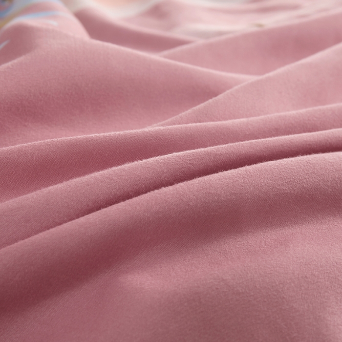 91家纺网 家纺一手货源 找家纺 梦柏 2020新款加厚磨毛四件套大版 花季