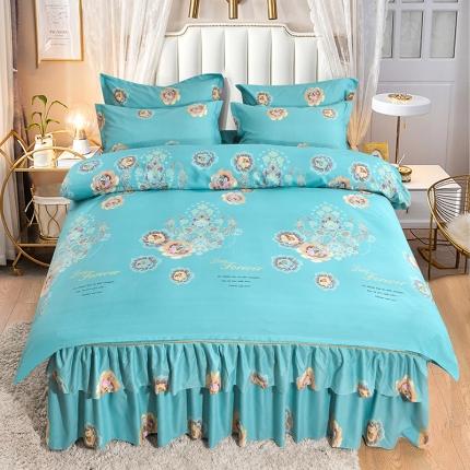 梦柏 2020新款加厚磨毛四件套大版 花语悠然