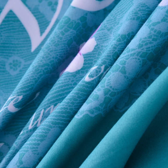 91家纺网 家纺一手货源 找家纺 梦柏 2020新款加厚磨毛四件套大版 花韵纷飞