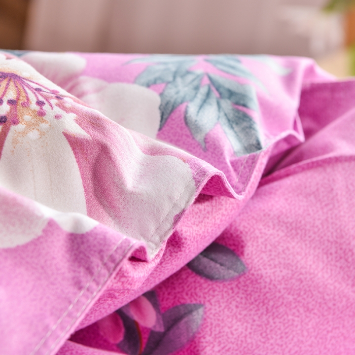 91家纺网 家纺一手货源 找家纺 梦柏 2020新款加厚磨毛四件套大版 陌上花开