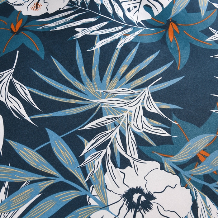 91家纺网 家纺一手货源 找家纺 130g生态长绒棉贡棉植物羊绒加厚斜纹磨毛四件套 月色