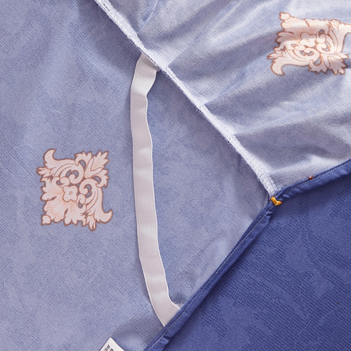 91家纺网 家纺一手货源 找家纺 梦柏 2020新款加厚磨毛四件套大版 莫奈花丛