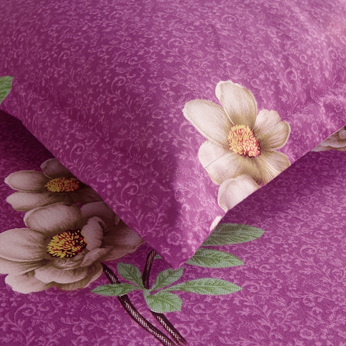 91家纺网 家纺一手货源 找家纺 梦柏 2020新款加厚磨毛四件套大版 飘香