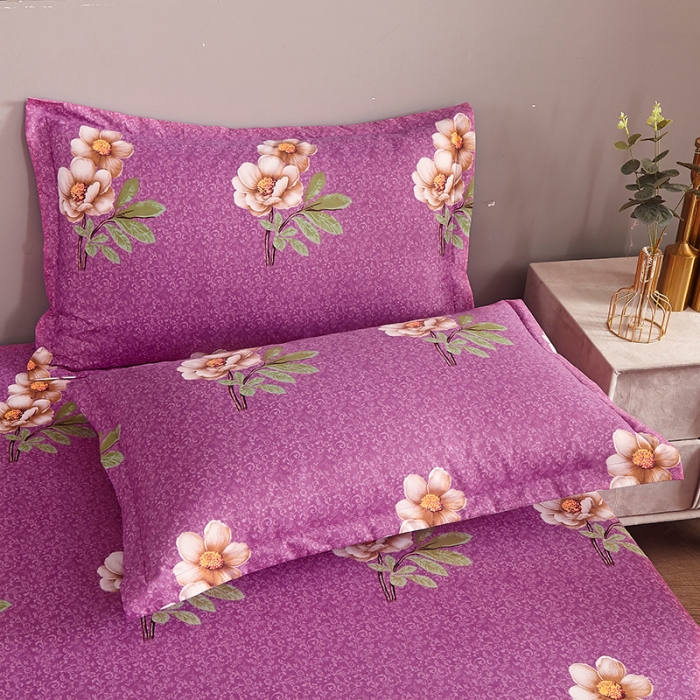 91家纺网 家纺一手货源 找家纺 梦柏 2020新款加厚磨毛四件套大版 飘香