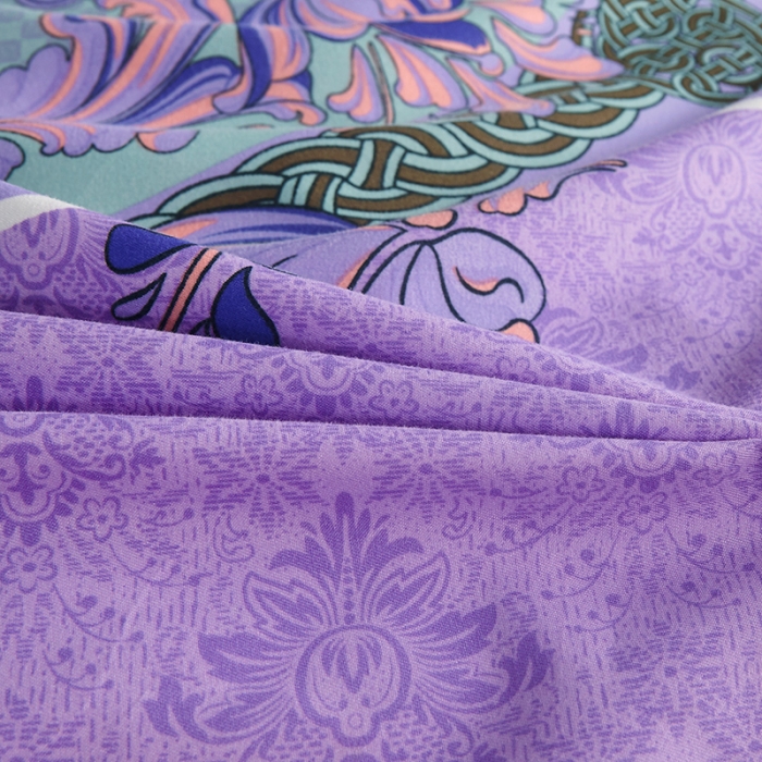 91家纺网 家纺一手货源 找家纺 梦柏 2020新款加厚磨毛四件套大版 色彩斑斓