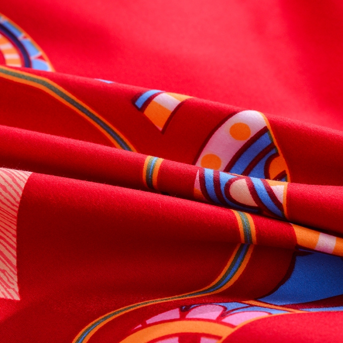 91家纺网 家纺一手货源 找家纺 梦柏 2020新款加厚磨毛四件套大版 喜结连理