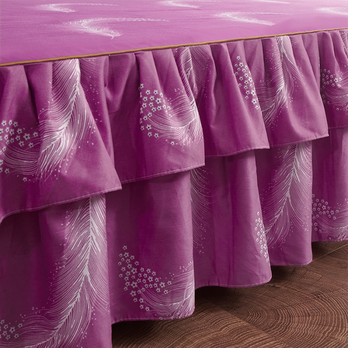 91家纺网 家纺一手货源 找家纺 梦柏 2020新款加厚磨毛四件套大版 嫣然