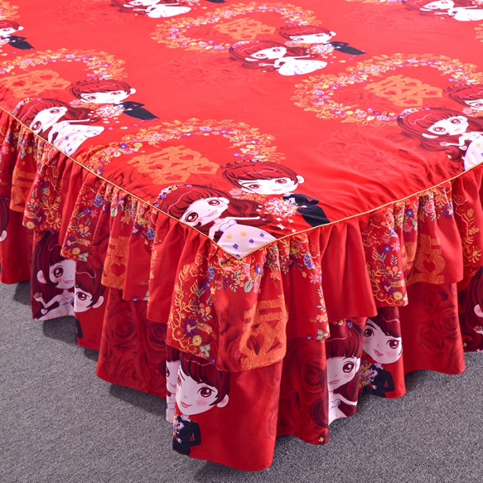 91家纺网 家纺一手货源 找家纺 梦柏 2020新款加厚磨毛四件套大版 钟爱一生