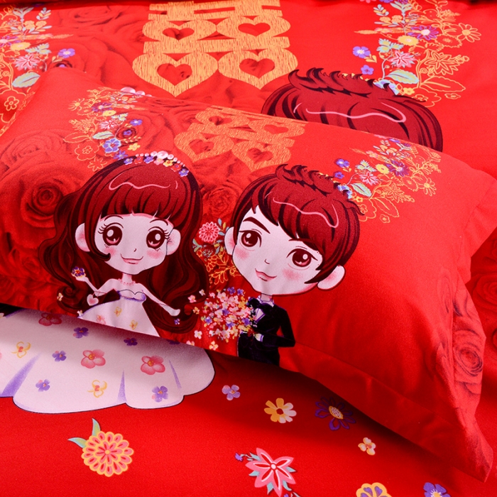 91家纺网 家纺一手货源 找家纺 梦柏 2020新款加厚磨毛四件套大版 钟爱一生